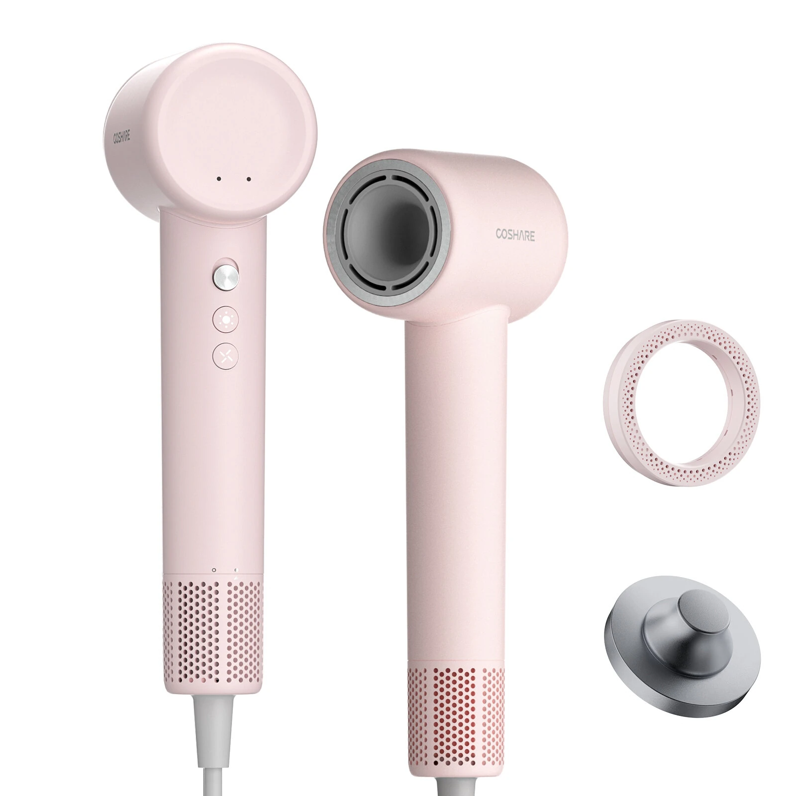 COSHARE HD20E 1300W Hair Dryer 110,000 RPM 600 Million/cm³ Negative Ions Mini Hair Dryer High-Speed Drying (image for) COSHARE HD20E 1300W Hair Dryer 110,000 RPM 600 Million/cm³ Negative Ions Mini Hair Dryer High-Speed Drying